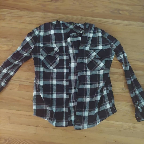 Flannel With Hood - Picture 1 of 3
